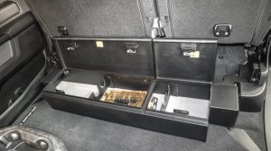 Ram 1500 Underseat Lockbox - Rear - Tuffy Products - Standard Key - Black - `19-`24